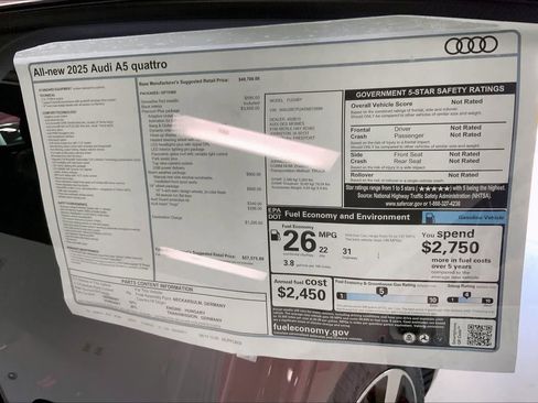 New 2025 Audi A5 2.0T Premium Plus image 23