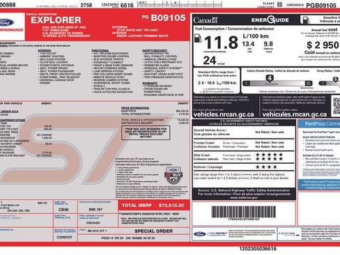 Used 2023 Ford Explorer ST w/ Technology Package AWD/4WD image 4