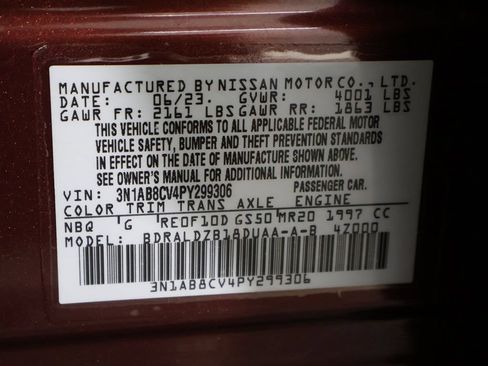 Used 2023 Nissan Sentra SV w/ All-Weather Package FWD image 49