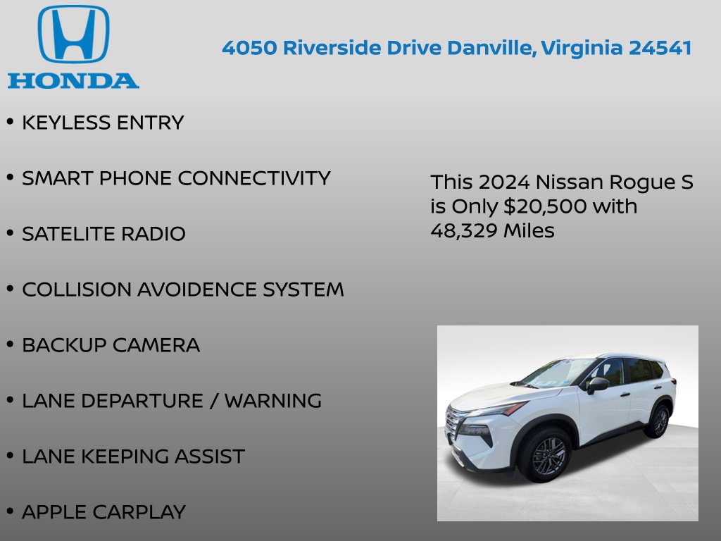 Used 2024 Nissan Rogue S AWD/4WD image 7