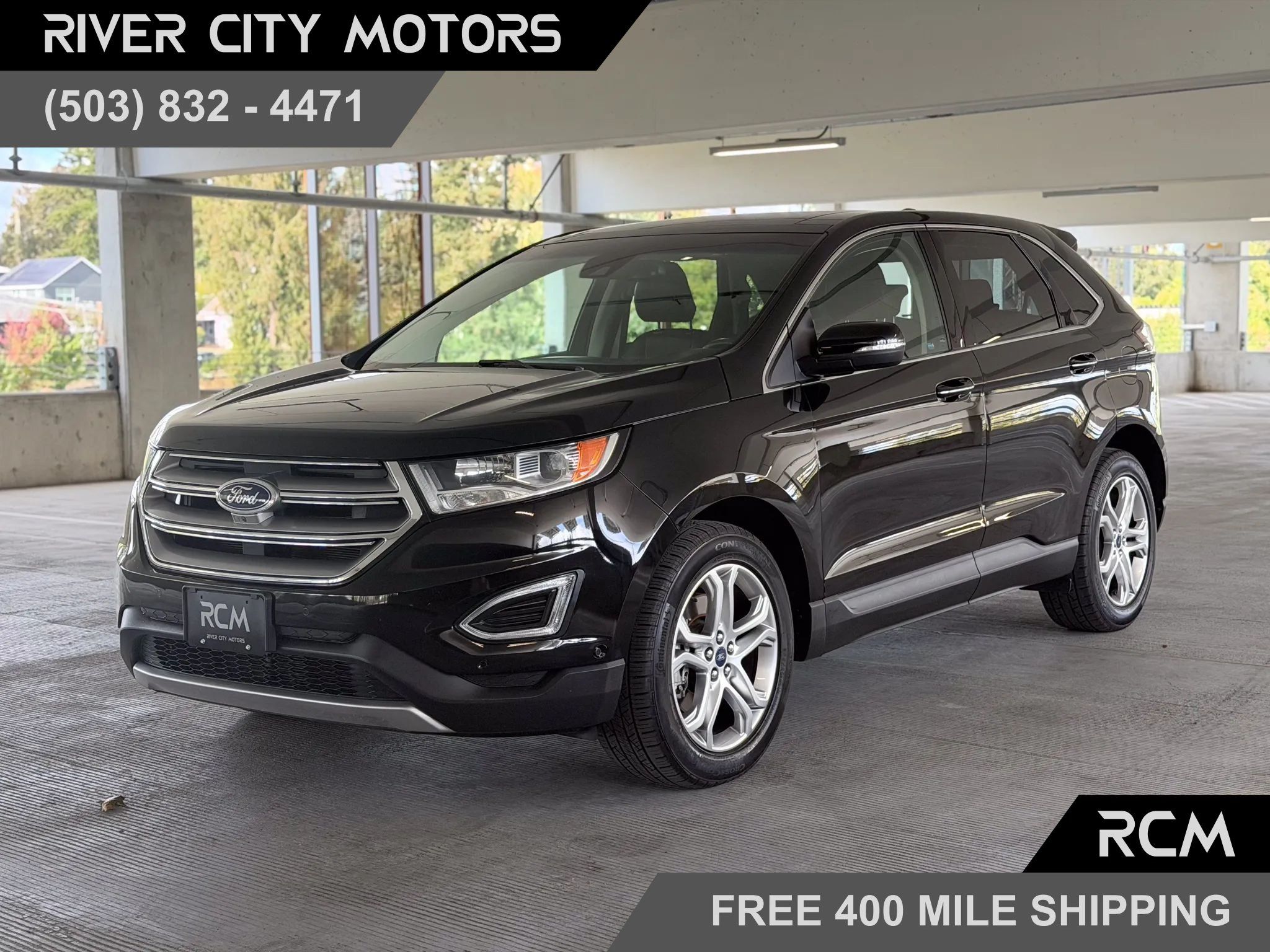 Used 2017 Ford Edge Titanium w/ Equipment Group 302A AWD/4WD image 1