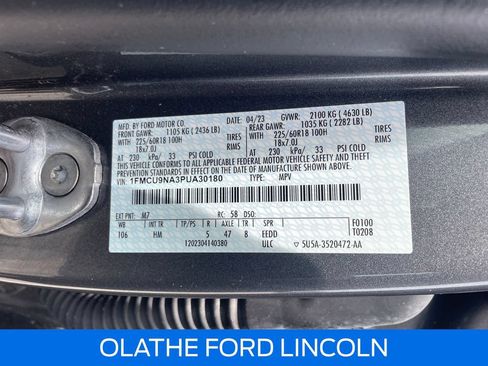 Certified 2023 Ford Escape ST-Line Select w/ Tech Pack #1 AWD/4WD image 22