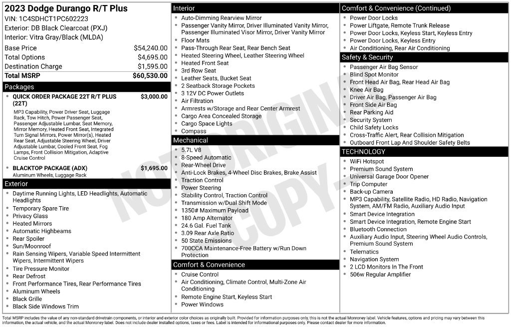 Used 2023 Dodge Durango R/T RWD image 26
