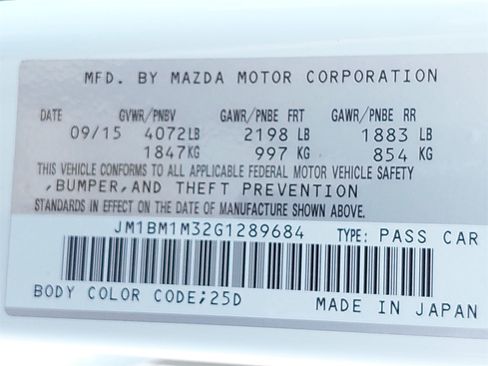 Used 2016 MAZDA MAZDA3 s Touring image 43