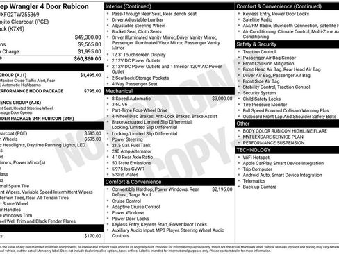 New 2026 Jeep Wrangler Unlimited Rubicon w/ Safety Group AWD/4WD image 7