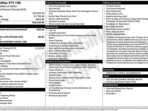 Used 2018 Cadillac XT5 AWD image 33