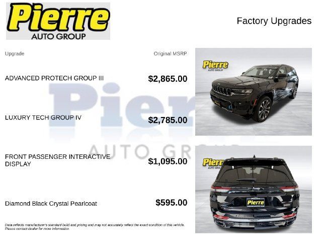 Used 2023 Jeep Grand Cherokee Overland w/ Advanced Protech Group III AWD/4WD image 13