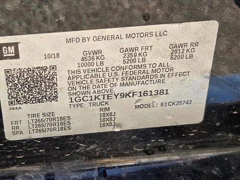Used 2019 Chevrolet Silverado 2500 LTZ w/ Duramax Plus Package AWD/4WD image 15