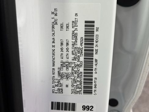 New 2025 Toyota Tacoma SR5 image 26