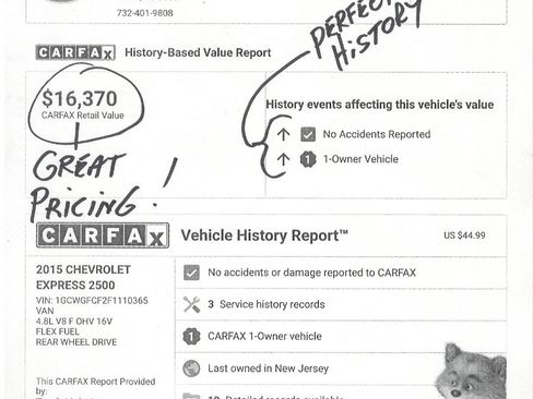 Used 2015 Chevrolet Express 2500 RWD 2500 135 image 23