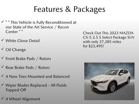 Certified 2023 MAZDA CX-5 AWD 2.5 S w/ Select Package image 4