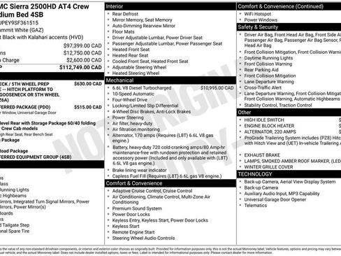Used 2025 GMC Sierra 2500 AT4 AWD/4WD image 5