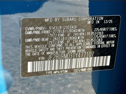 New 2026 Subaru Outback Wilderness image 42