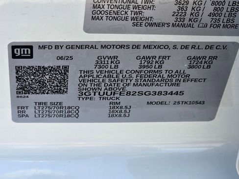 Certified 2025 GMC Sierra 1500 AT4X AWD/4WD image 58
