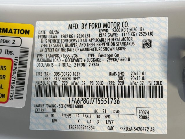 New 2026 Ford Mustang Dark Horse SC RWD image 42