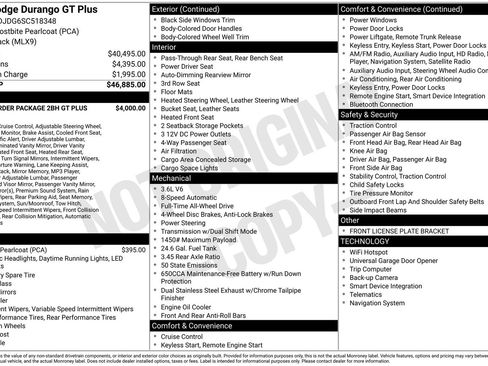 Used 2025 Dodge Durango GT image 36