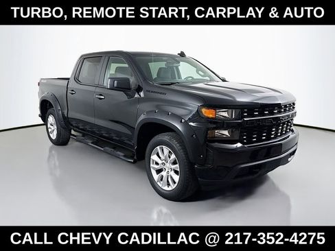 Used 2021 Chevrolet Silverado 1500 Custom w/ LPO, Dark Essentials Package image 1