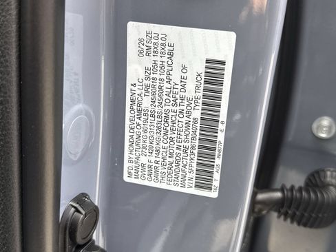 New 2026 Honda Ridgeline Black Edition image 37