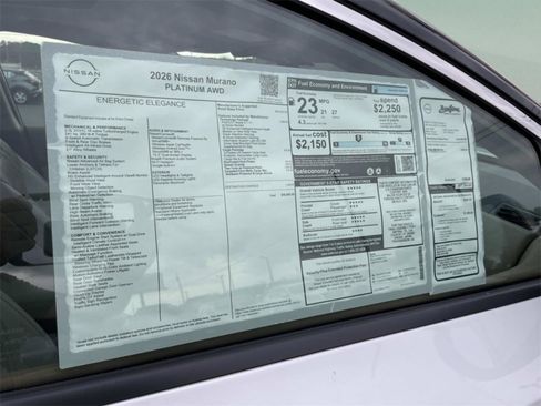 New 2026 Nissan Murano Platinum w/ Technology Package image 26