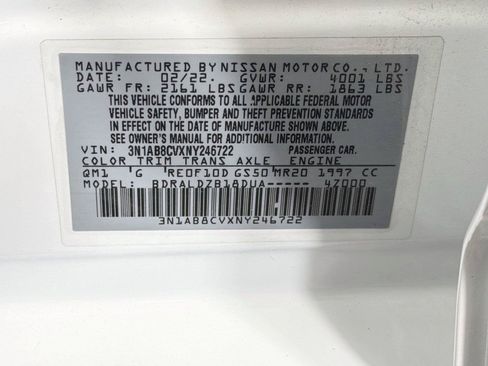Used 2022 Nissan Sentra SV FWD image 37