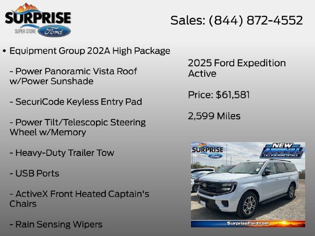 Used 2025 Ford Expedition Active AWD/4WD image 16