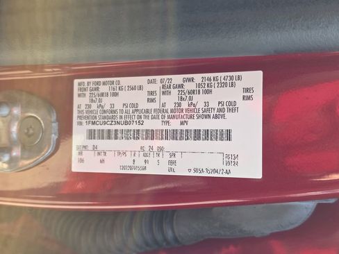 Used 2022 Ford Escape SEL w/ Class II Trailer Tow Package image 34