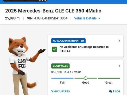 Used 2025 Mercedes-Benz GLE 350 4MATIC image 2