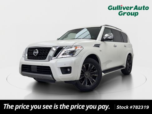 Used 2020 Nissan Armada Platinum w/ Captain's Chairs Package AWD/4WD image 1