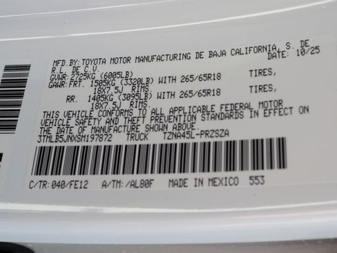 New 2025 Toyota Tacoma TRD Sport image 22