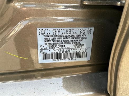 New 2026 Nissan Sentra SL w/ Floor Mat Package FWD image 21