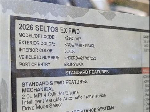 New 2026 Kia Seltos EX w/ EX Sunroof Package image 14