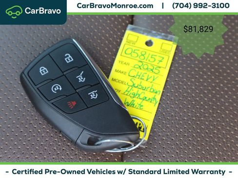 Certified 2025 Chevrolet Suburban High Country AWD/4WD image 52