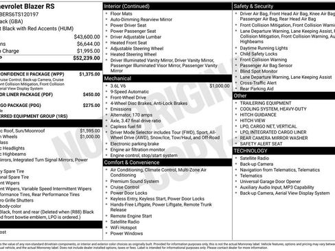 New 2026 Chevrolet Blazer RS w/ Driver Confidence II Package image 9