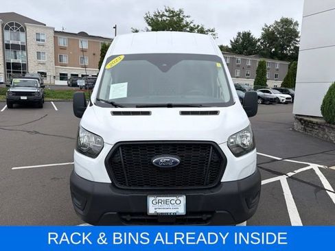 Used 2023 Ford Transit 350 148 High Roof Extended w/ Fleet Safety Package RWD image 2