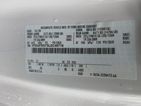 Used 2020 Ford F550 2WD Regular Cab Super Duty image 23