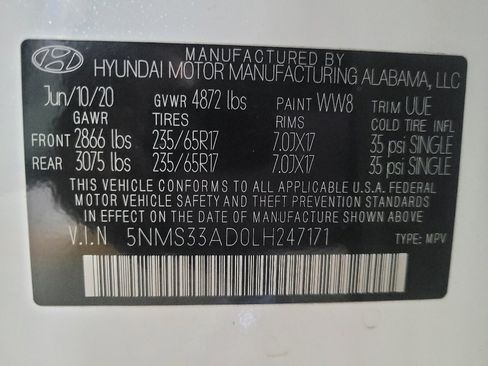 Used 2020 Hyundai Santa Fe SEL image 33