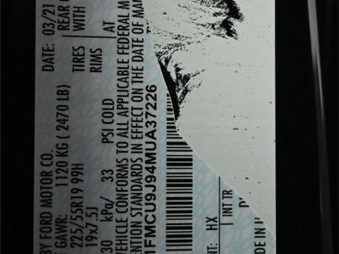 Certified 2021 Ford Escape Titanium w/ Titanium Elite Package image 38