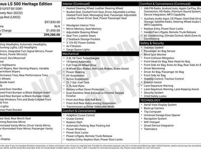 Used 2026 Lexus LS 500 AWD