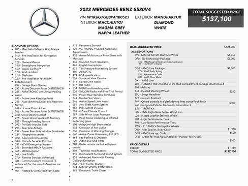 Used 2023 Mercedes-Benz S 580 4MATIC Sedan image 85
