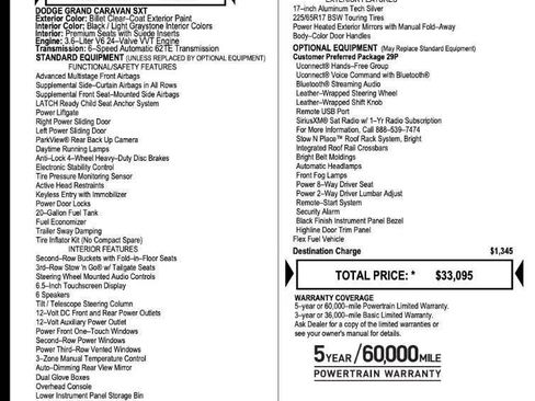 Used 2018 Dodge Grand Caravan SXT FWD image 10