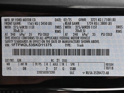 Used 2025 Ford F150 STX w/ Equipment Group 200A image 36