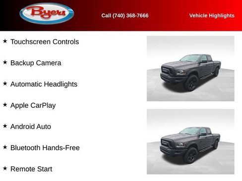 Used 2021 RAM 1500 Classic Warlock w/ Electronics Group AWD/4WD image 12