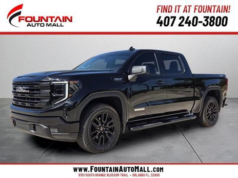 Used 2024 GMC Sierra 1500 Elevation w/ LPO, Elevation Black Package AWD/4WD image 1