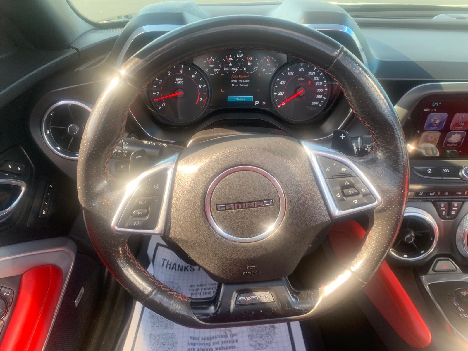 Used 2017 Chevrolet Camaro SS RWD image 8