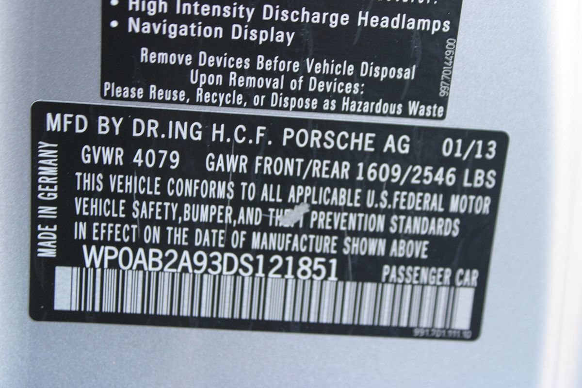 Used 2013 Porsche 911 Carrera S w/ Sportdesign Pkg RWD image 37