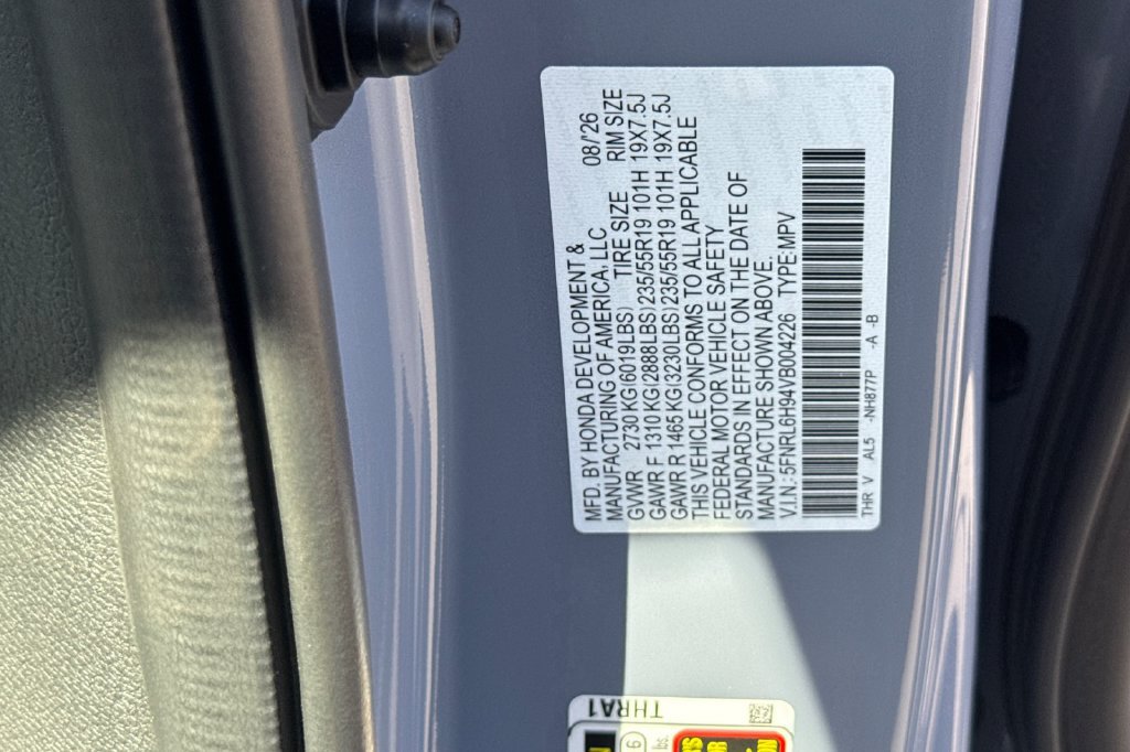 New 2027 Honda Odyssey Elite image 36