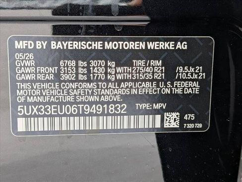 New 2026 BMW X5 M60i AWD/4WD image 19