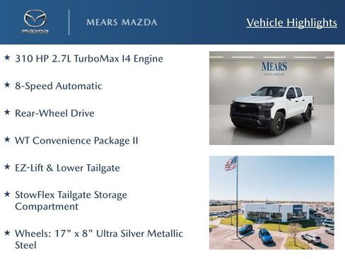 Used 2025 Chevrolet Colorado W/T w/ WT Convenience Package II image 2