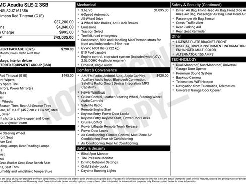 Used 2018 GMC Acadia SLE w/ Driver Alert Package I AWD/4WD image 5
