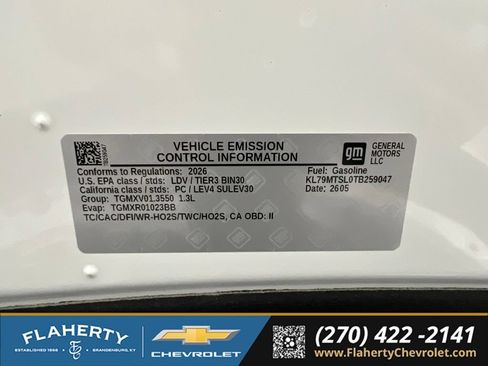 New 2026 Chevrolet TrailBlazer RS w/ Convenience Package FWD image 17